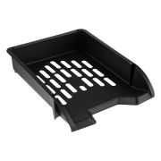 Лоток СТАММ ЛТГ-30465 горизонтальный для бумаг,черный, 