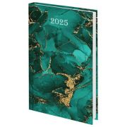 Ежедневник датированный STAFF 116020 2025г. Зеленый мрамор