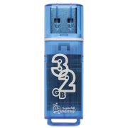 Флэш-диск 32GB SMARTBUY Glossy Blue USB2.0 прозр.синий SB32GBGS-B