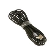 Кабель PERFEO  I4304, USB2.0 вилка - вилка 8 PIN (Lightning), 3 м, чёрный