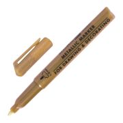 Маркер BRAUBERG ART METALLIC 152438 1-3 мм, для декорирования и рисования ЗОЛОТИСТЫЙ