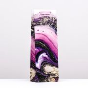 Пакет  под бутылку «Волны», 12 x 36 x 9 см   10186216