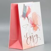 Пакет подарочный ламинированный, упаковка, «Нежность», 25.4 х 30.5 х 12.7 см 9411610