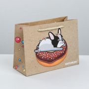 Пакет подарочный, упаковка, «Вкусняшка», 19,5 х 14,5 х 8,5 см 3823521