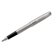 Ручка Parker Sonnet Stainless Steel CT RB F.BLK GB, роллер, 0,8мм, 1931511