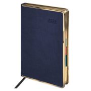 Ежедневник GALANT Infinity Gold 117503 датированный 2026 А5 (148*218мм),кожзам, темно-синий
