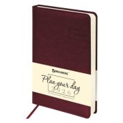 Ежедневник датированный BRAUBERG Imperial 117060 А5, бордо, 2026г.