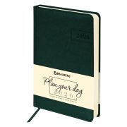Ежедневник датированный BRAUBERG Imperial 117066 А5, зеленый, 2026г.