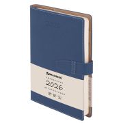 Ежедневник датированный BRAUBERG Journal 117379 А5, синий 2026г.