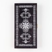 Игра НАРДЫ деревянные, настольная игра «Черное серебро», 29х29 см 044-11