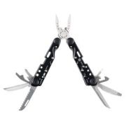 Нож Stinger MT-8230B 105x40 мм,13 функций, сталь, чёрно-серебристый, в комплекте нейлоновый чехол