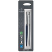 Набор Parker «Jotter London»: шар.ручка Blue+гел.ручка Stainless Steel CT 1мм, блистер 2033156