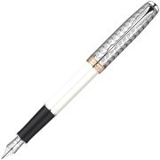 Ручка Parker PREMIUMSonnet Metal&Pearl CT перо S0947310 (жемчужный лак) S0947310