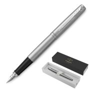 Ручка перьевая Parker Jotter Core F61 (2030946) Stainless Steel CT M сталь нержавеющая подар.кор.