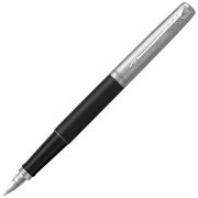 Ручка перьевая Parker Jotter Core F63 (2030947) Bond Street Black CT M сталь нержавеющая подар.кор.