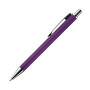 Шариковая ручка, Urban, 210607.034 нажим мех-м, покрытие Soft Touch,отделка хром. детали, фиолетовая