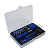 Нож Stinger W0504 набор 19 инструментов в пластиковом кейсе