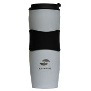 Термокружка Stinger HY-VF680-W  0,4л, сталь/пластик/силикон, белая