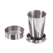 Стакан CA02 S.Quire 0,06 л, складной, 6 слоев, сталь, серебристый