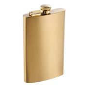 Фляжка PT26-9 S.Quire 0,27 л, сталь, золотистая 1508YА