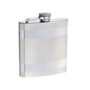 Фляжка SP014-6 S.Quire 0,18 л, сталь, серебристая 1508YА