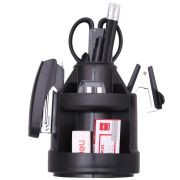 Настольный набор Deli  Е38250А (15 предметов) пластик черный