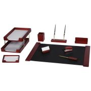 Набор настольный Delucci MBn_09201 9 предметов, красное дерево