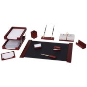 Набор настольный Delucci MBn_10201 10 предметов, красное дерево