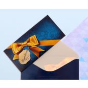 Конверт для денег «Поздравляю», желтый бант, 16,5*8 см  1175005