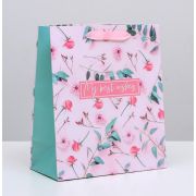 Пакет ламинированный вертикальный «My best wishes», ML 23*27*11,5 см, 4725097