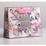 Пакет ламинированный горизонтальный «Present for you», S 15*12*5,5 см, 4725098