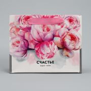 Пакет ламинированный горизонтальный «Счастье ждёт тебя» 22*17,5*8 см, 2640197