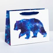 Пакет подарочный горизонтальный «Мишка», MS 23*18 *10 см 4243612