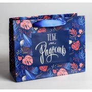 Пакет подарочный ламинированный «Тебе на радость» 22*17.5*8 см, 2640199