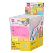 Блок самоклеящийся бумажный Deli Stick EA55502 50 листов ассорти 5цв в упак. несколько размеров