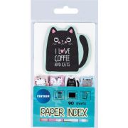 Стикеры CENTRUM 809506 листки-индексы КОТЯТА, бумажные, (18 л., 74*70мм), (4шт.*18л. 72*22мм)