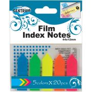 Флажки-разделители CENTRUM 83506 45*12мм 20л.5цветов
