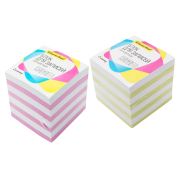 Блок для записей бумажный Silwerhof Эконом 1190082/701034 90х90х90мм 65гр/м2, ассорти