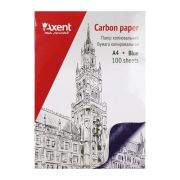 Бумага копировальная AXENT3301-02-A, 100л., А4 синяя