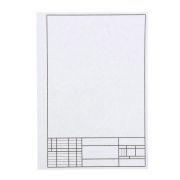 Папка для черчения 10листов 107/10ГР А4 с рамкой