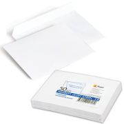 Конверт бумажный С6 114*162мм белый с отрывной лентой арт 203.50С