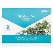 Блокнот Deli 73609 для рисования, А4, 30 листов, белые стр