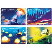 Блокнот-скетчбук 60л, ArtSpace Б6р60грг_35499 