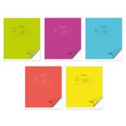 Тетрадь 12лист. линия Silwerhof 1615521 A5 Яркая 5диз. мел.карт. скрепка