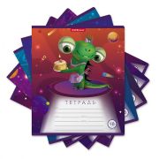 Тетрадь 18лист. клетка ЕК 51419 Космические монстрики