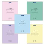 Тетрадь 24лист. клетка BRAUBERG 105702 ассорти