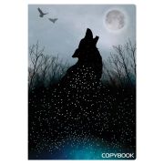 Тетрадь 40лист. линия BRAUBERG 403797 SoftTouch, Волк