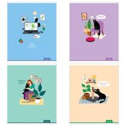 Тетрадь 48л., А5, линия ArtSpace 