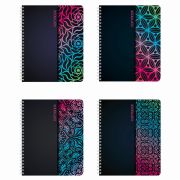 Тетрадь 48лист. клетка BRAUBERG 403053, спираль, Абстракция