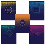 Тетрадь 48лист. клетка А5 HATBER арт. 48Т5тВ1_047043 скрпка, 2 Цвета